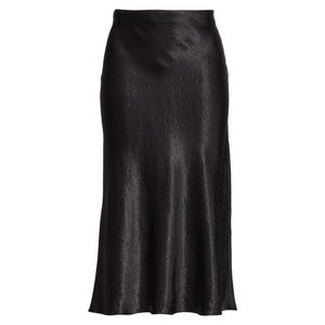 VINCE NWOT silk bias cut skirt